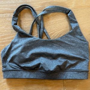 Lululemon Energy Bra Size 6 - Grey